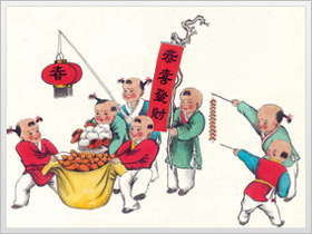 放烟花